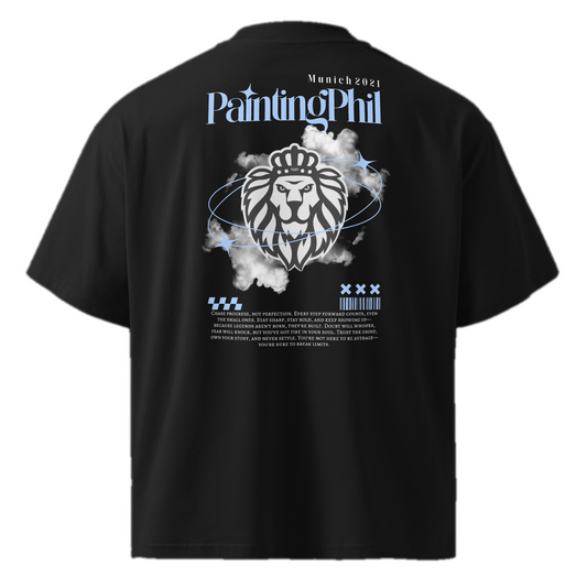 Heavy Oversize T-Shirt – PaintingPhil Edition (Black)