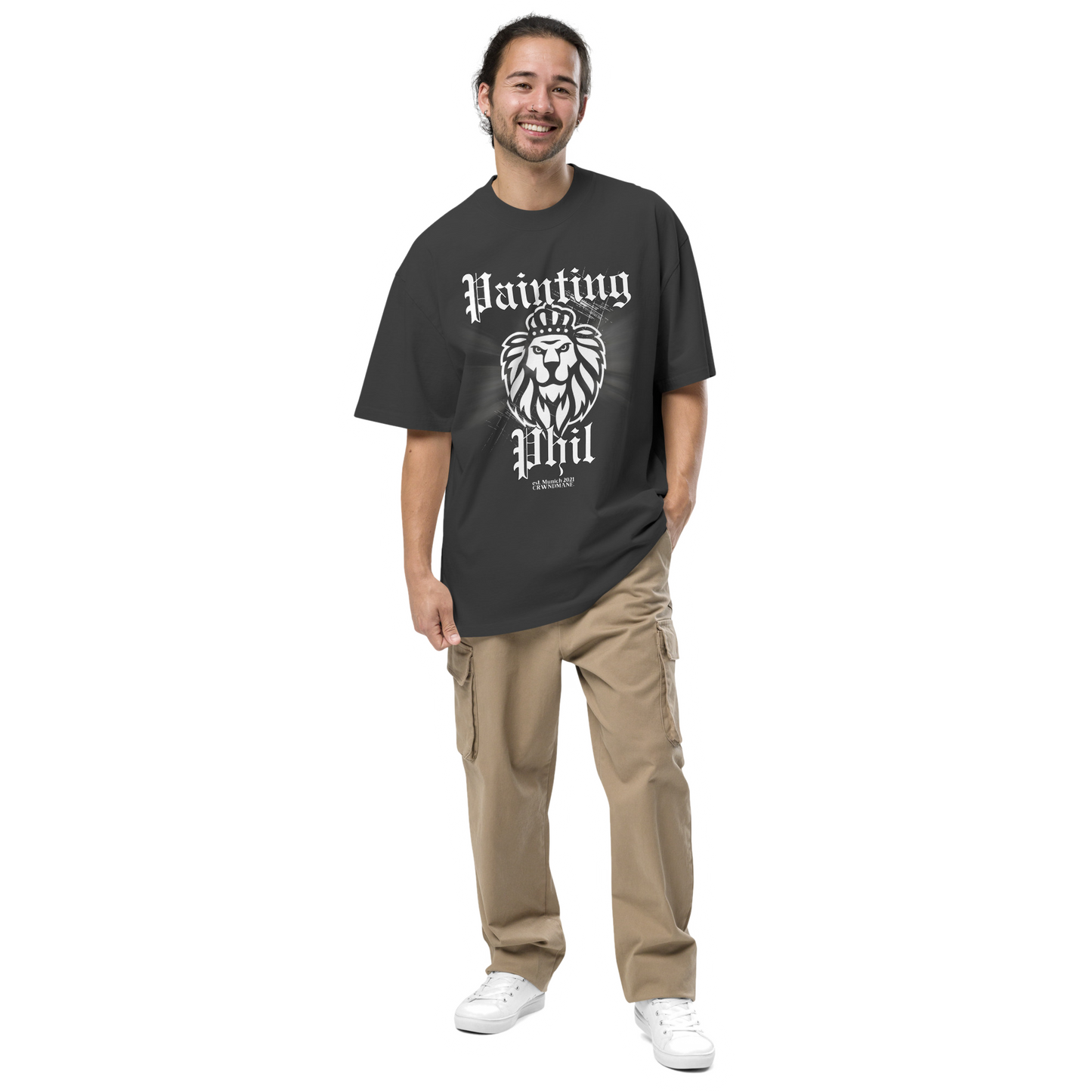 Munich Tour 2025 Tee – Oversized Streetwear im verwaschenen Bandtour-Look