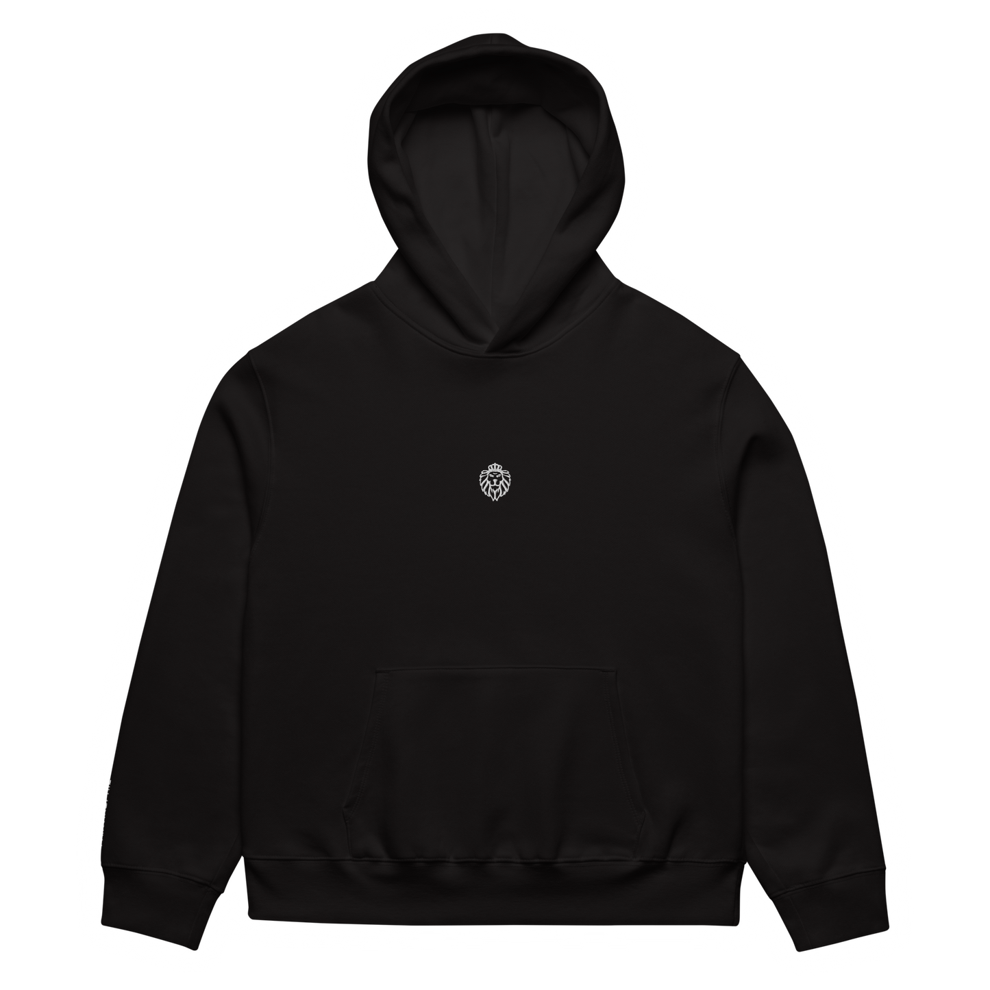 oversized Hoodie – White Lion Edition