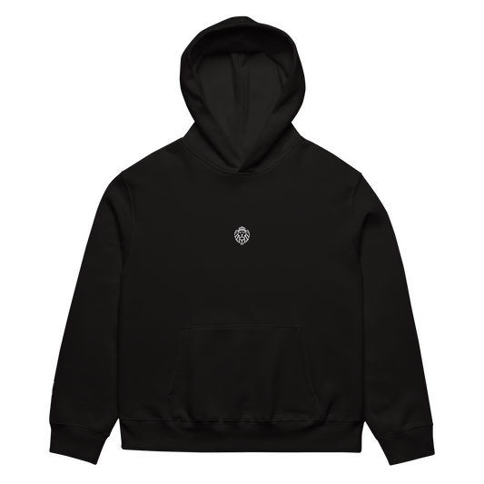 oversized Hoodie – White Lion Edition