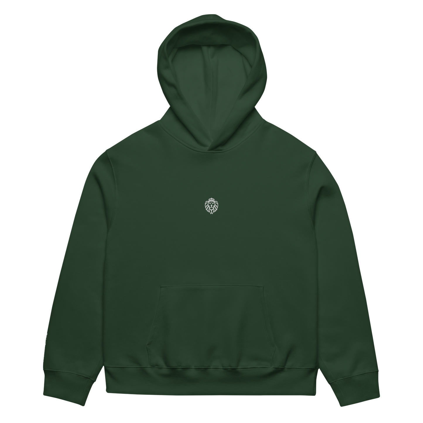 oversized Hoodie – White Lion Edition