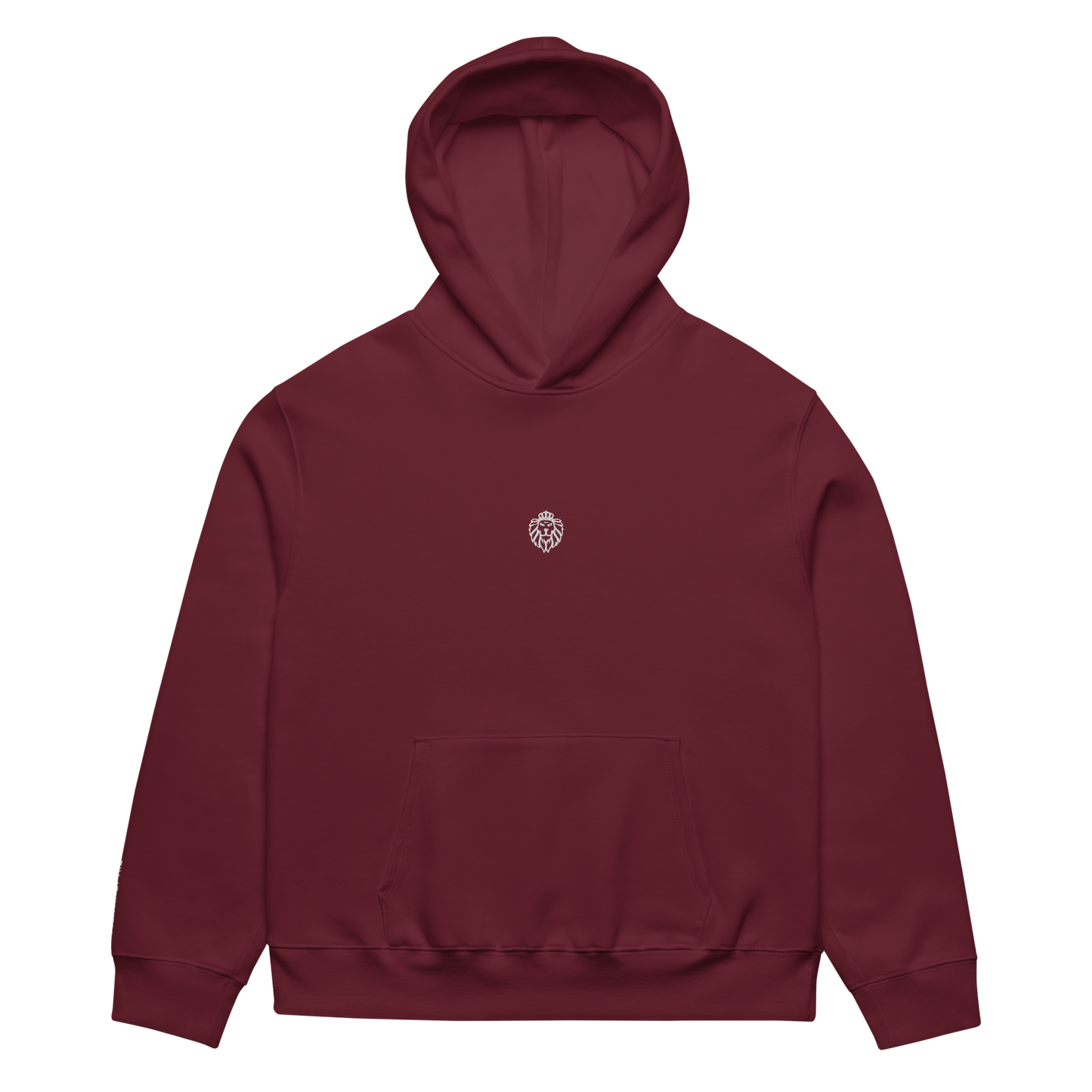 oversized Hoodie – White Lion Edition