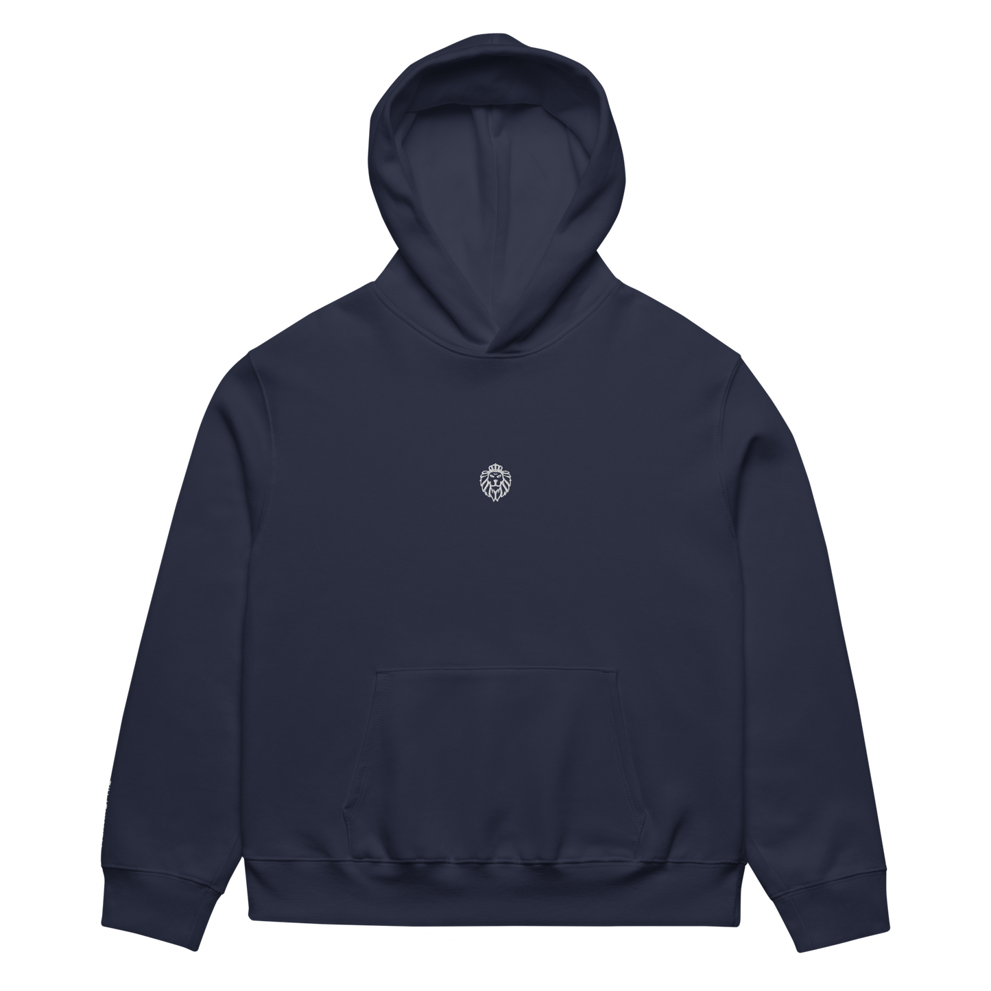 oversized Hoodie – White Lion Edition